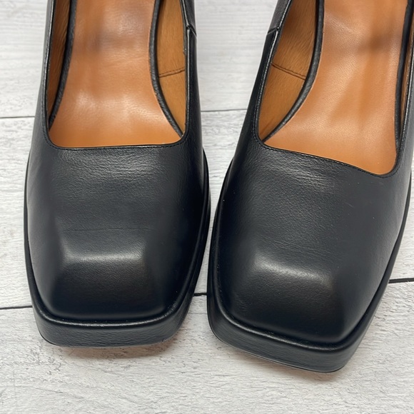 Angel Alarcon Zakia Mary Jane Heels in Black 41 S37 - Picture 3 of 7